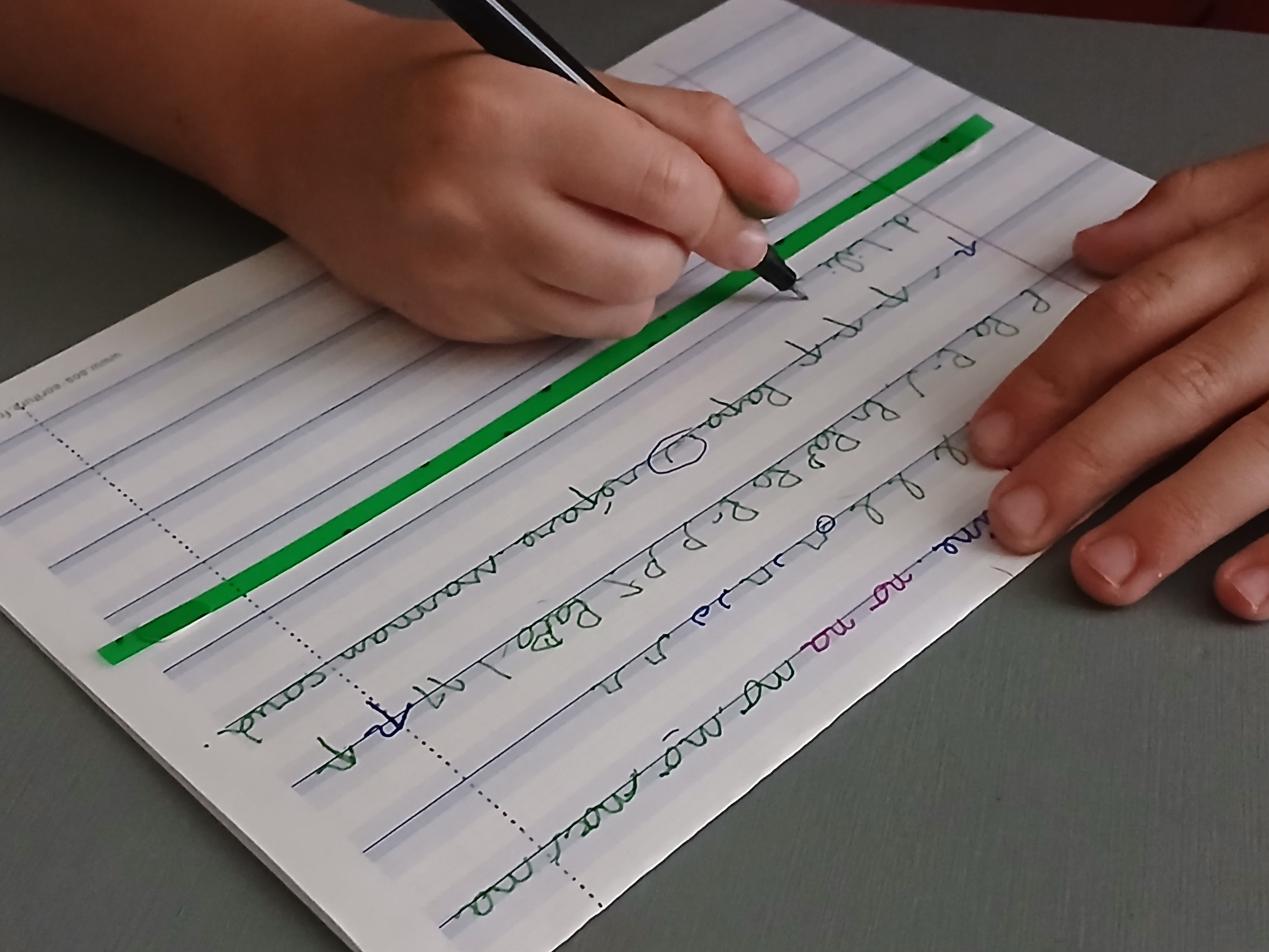 Exercice d’écriture guidée