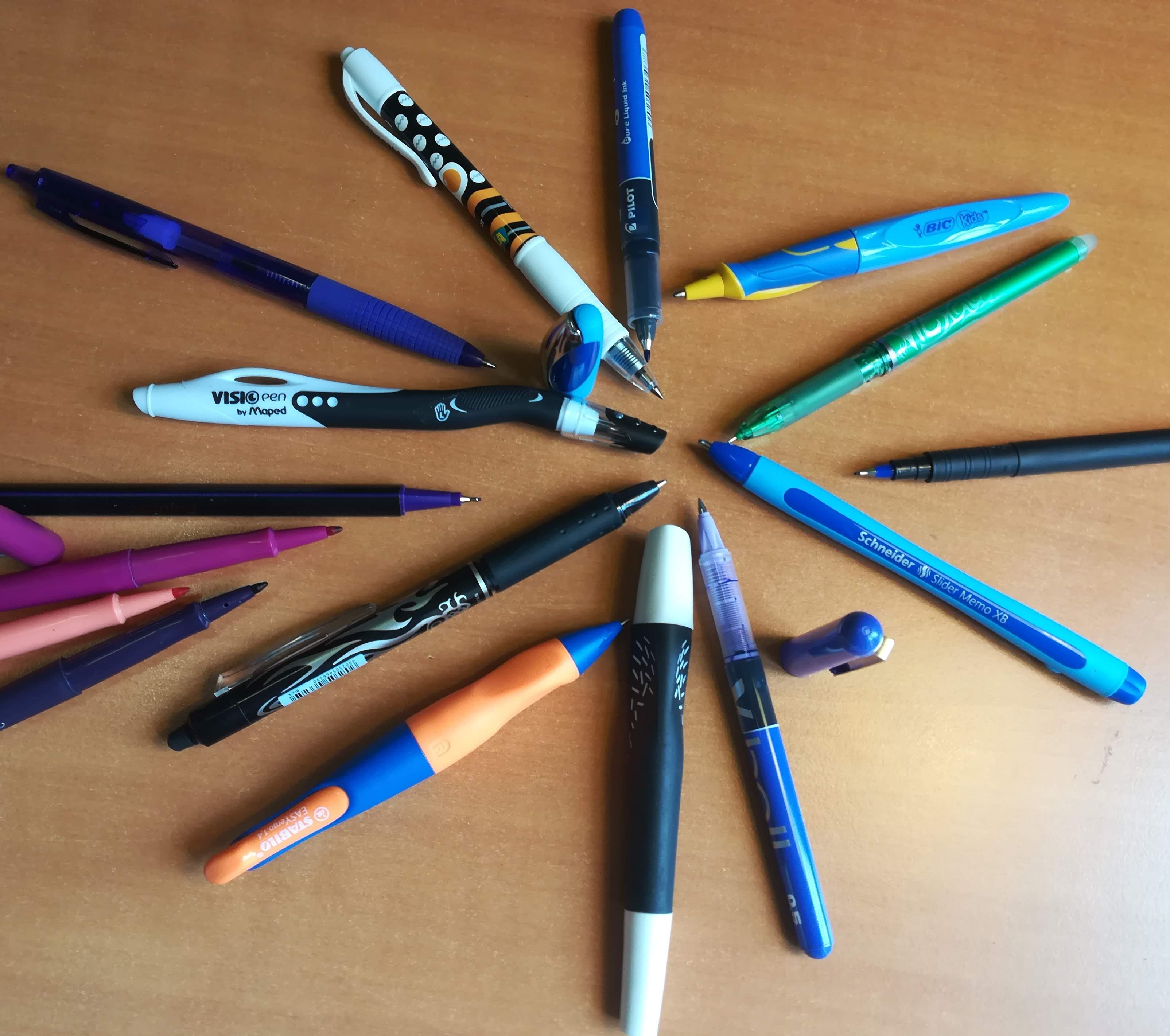 Stylos et outils d'écriture